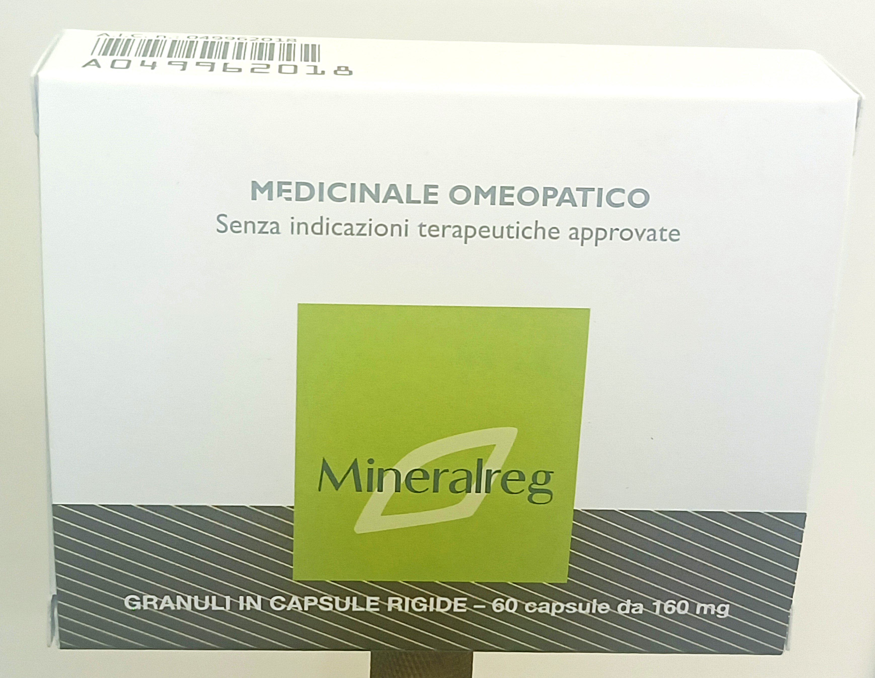 MINERALREG*60CPS 160MG - Speedyfarma.it