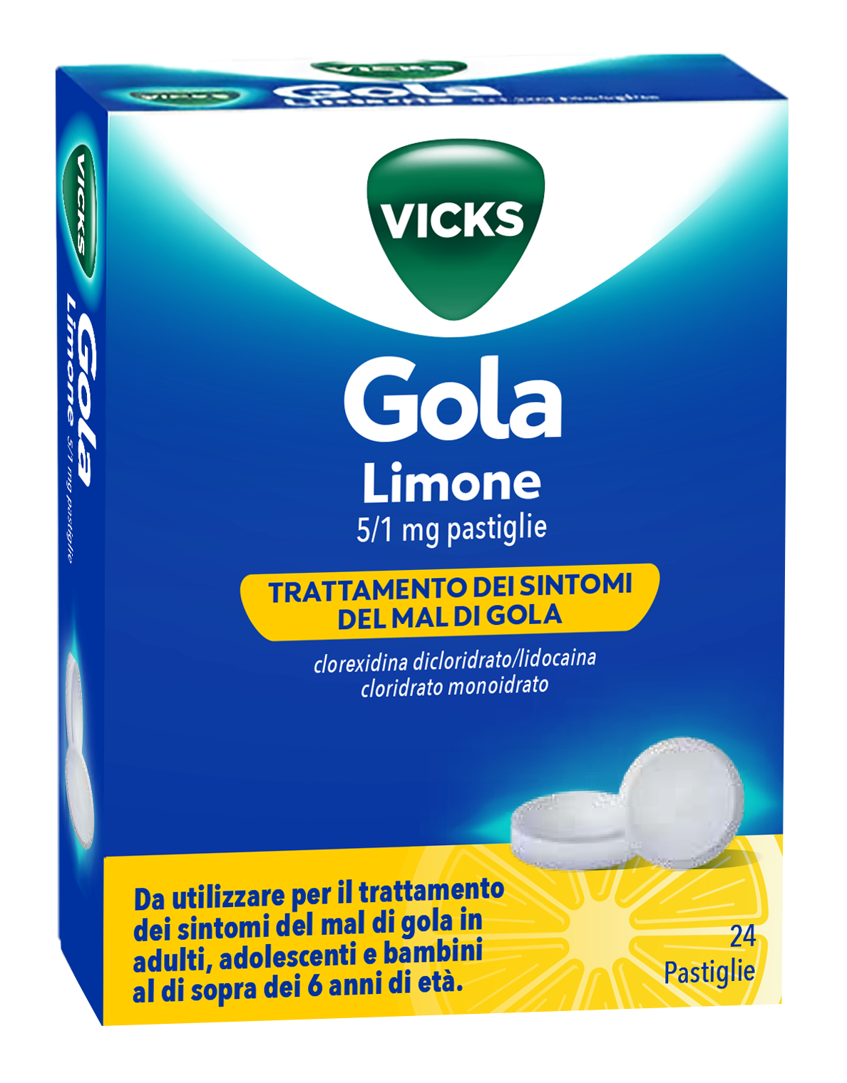 VICKS GOLA*24PAST 5+1MG LIMONE - Speedyfarma.it