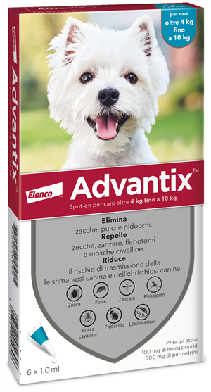 ADVANTIX SPOT ON*6PIP 4-10KG - Speedyfarma.it