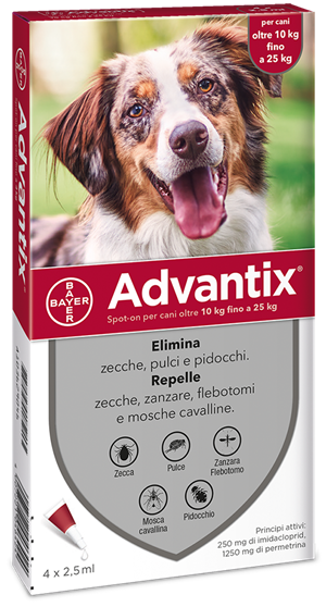 ADVANTIX SPOT ON*4PIP 10-25KG - Speedyfarma.it