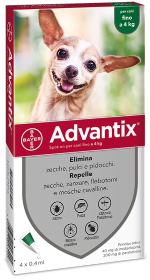ADVANTIX SPOT ON*4PIP 0-4KG - Speedyfarma.it