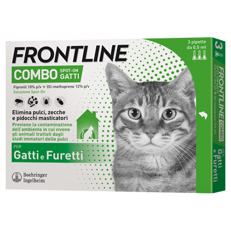 FRONTLINE COMBO*3PIP GATTI/FUR - Speedyfarma.it
