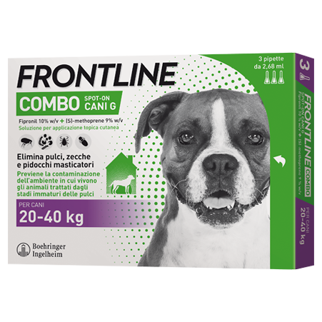 FRONTLINE COMBO*3PIP 20-40KG C - Speedyfarma.it