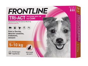 FRONTLINE TRI-ACT*3PIP 5-10KG - Speedyfarma.it