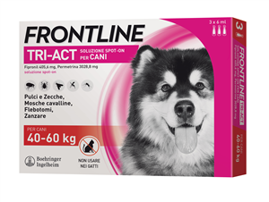 FRONTLINE TRI-ACT*3PIP 40-60KG - Speedyfarma.it