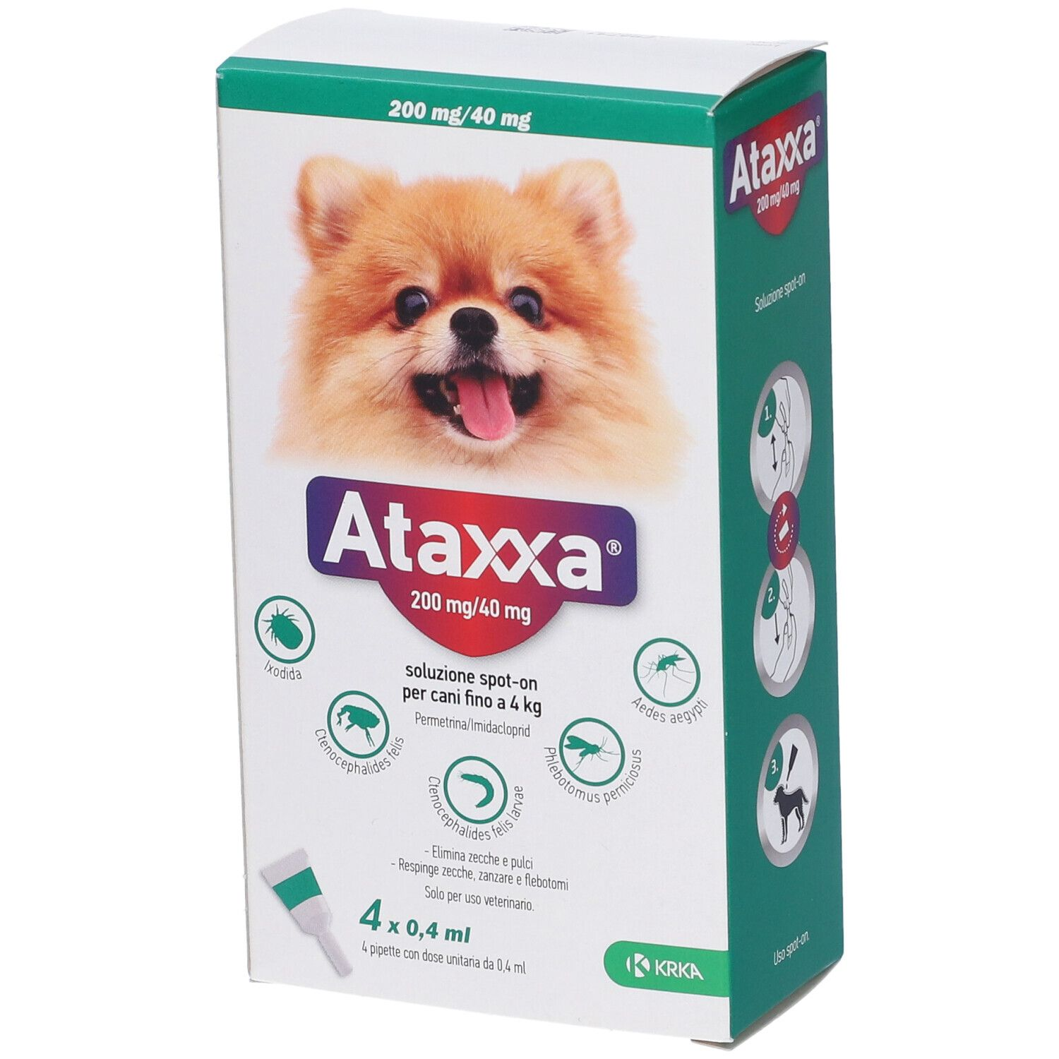 ATAXXA SPOTON*4PIP 0-4KG - Speedyfarma.it