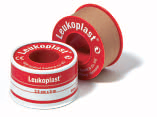 CEROTTO CHIRURGICO PER FISSAGGIO MEDICAZIONI IN ROCCHETTO LEUKOPLAST SUPPORTO VISCOSA COLOR PELLE MASSA ADESIVA CAUCCIU' OSSIDO DI ZINCO 2,5X500CM - Speedyfarma.it