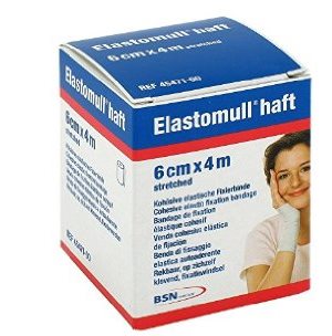 BENDA ELASTICA AUTOADESIVA ELASTOMULL HAFT COMPRESSIONE FORTE 6X400 CM - Speedyfarma.it