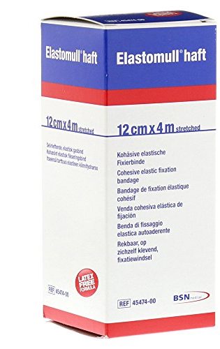 BENDA ELASTICA AUTOADESIVA ELASTOMULL HAFT COMPRESSIONE FORTE 12X400 CM - Speedyfarma.it
