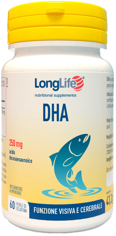 LONGLIFE DHA 250 MG 60 PERLE - Speedyfarma.it