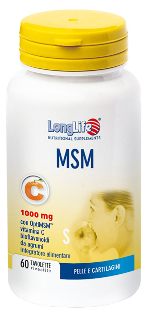 LONGLIFE MSM 1000 MG 60 TAVOLETTE - Speedyfarma.it