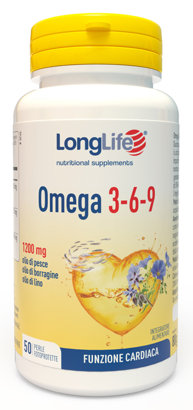 LONGLIFE OMEGA 3-6-9 50 PERLE FOTOPROTETTE - Speedyfarma.it