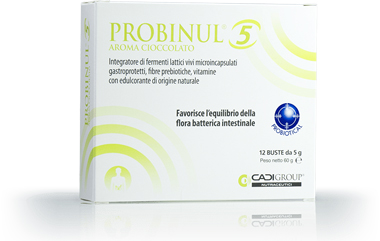 PROBINUL 5 12 BUSTINE 5 G AROMA CIOCCOLATO - Speedyfarma.it