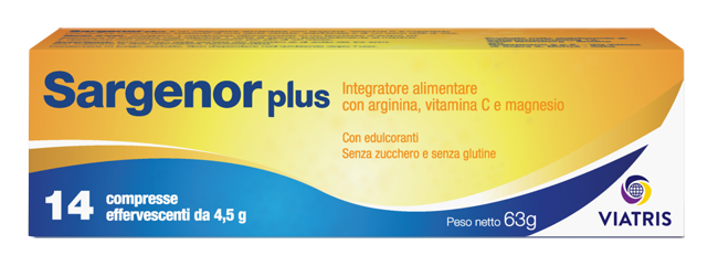 SARGENOR PLUS 14 COMPRESSE EFFERVESCENTI DA 4,5 G - Speedyfarma.it