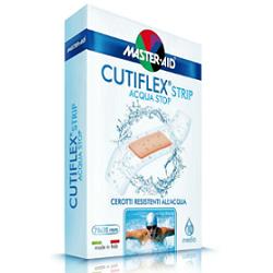 CEROTTO MASTER-AID CUTIFLEXMED STRIP TRASPARENTE IMPERMEABILE SUPPORTO IN POLIURETANO 4 FORMATI ASSORTITI 20 PEZZI - Speedyfarma.it