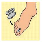 DIVARICATORE PER DITA DEI PIEDI GEL TOE SEPARATOR M - Speedyfarma.it