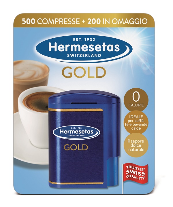 HERMESETAS GOLD 500+200 COMPRESSE 35 G - Speedyfarma.it