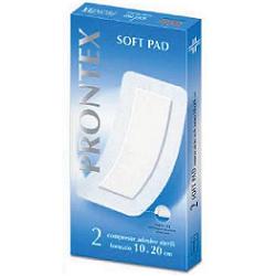 GARZA COMPRESSA PRONTEX SOFT PAD AUTOADESIVA 10X20CM 2 PEZZI - Speedyfarma.it