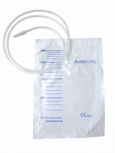 SACCA DI DRENAGGIO LETTO PER INCONTINENZA 2000ML IN PVC CON TUBO DI RACCORDO 130CM DIAMETRO 5X7MM MONOUSO 30 PEZZI - Speedyfarma.it