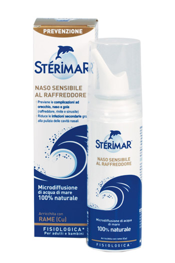 STERIMAR NASO SENSIBILE AL RAFFREDDORE ACQUA DI MARE SPRAY 100 ML - Speedyfarma.it