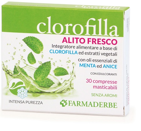 CLOROFILLA BREATH PURIFING 30 COMPRESSE MASTICABILI - Speedyfarma.it