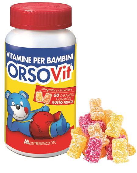 ORSOVIT CARAMELLE GOMMOSE VITAMINA BB SENZA GLUTINE 60 PEZZI - Speedyfarma.it