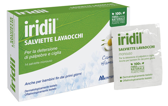 IRIDIL LAVAOCCHI 14 SALVIETTE MONOUSO - Speedyfarma.it
