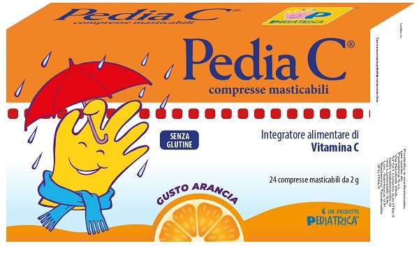 PEDIA C ARANCIA 24 COMPRESSE MASTICABILI - Speedyfarma.it