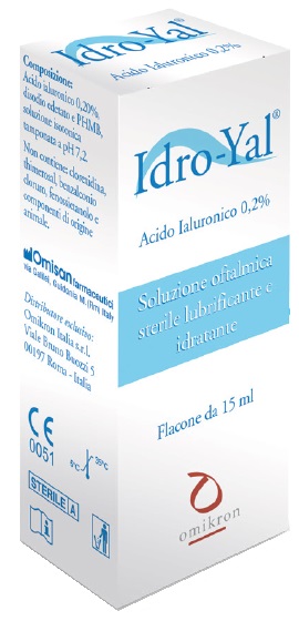 IDRO-YAL SOLUZIONE OFTALMICA LUBRIFICANTE IDRATANTE ACITO IALURONICO 0,2% 15 ML - Speedyfarma.it