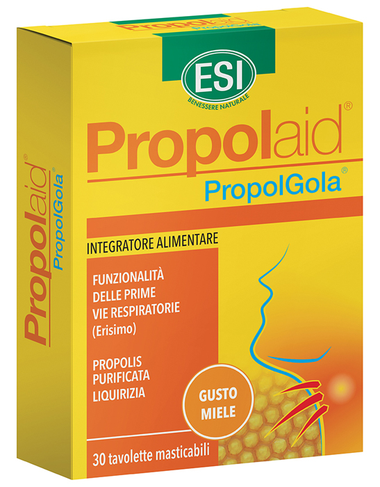 ESI PROPOLAID TAVOLETTE GOLA MIELE 30 TAVOLETTE - Speedyfarma.it