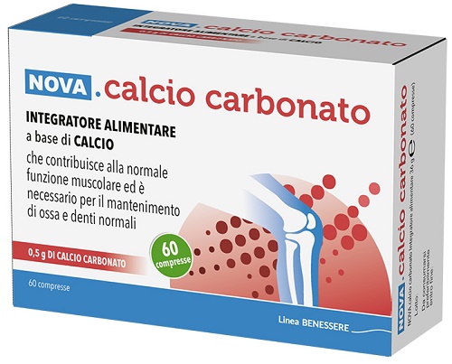 CALCIO CARBONATO 60 COMPRESSE DA 0,6 G - Speedyfarma.it