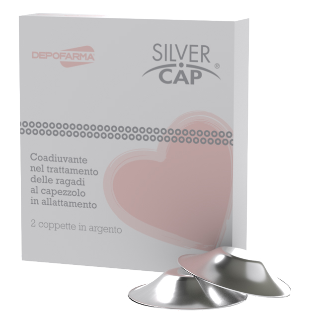 SILVER CAP COPPETTE IN ARGENTO COPRI CAPEZZOLI PER ALLATTAMENTO 2 PEZZI - Speedyfarma.it