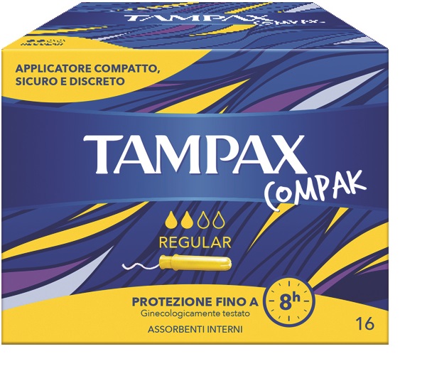 TAMPAX COMPAK REGULAR 16 PEZZI - Speedyfarma.it