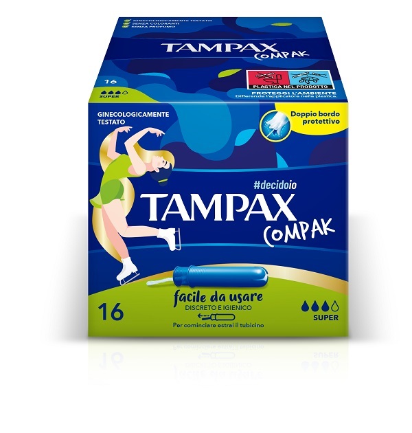 TAMPAX COMPAK SUPER 16 PEZZI - Speedyfarma.it