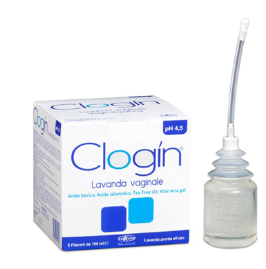 CLOGIN LAVANDA VAGINALE 5 FLACONI DA 100 ML + 5 CANNULE VAGINALI MONOUSO - Speedyfarma.it