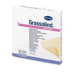 GARZA PARAFFINATA GRASSOLIND 10X10CM 10 PEZZI - Speedyfarma.it