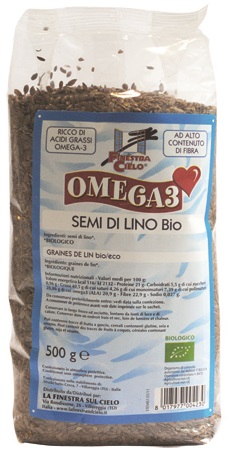 FSC OMEGA3 SEMI DI LINO BIO AD ALTO CONTENUTO DI FIBRA 500 G - Speedyfarma.it