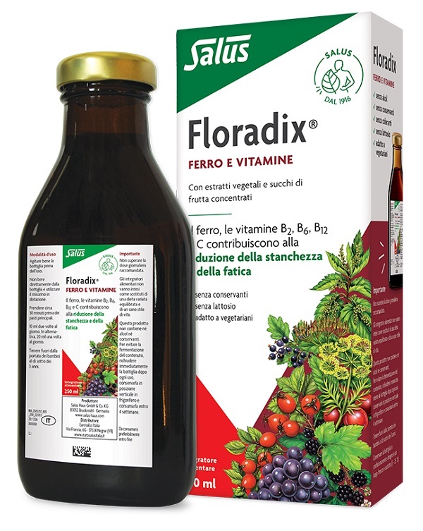 FLORADIX FERRO E VITAMINE 250 ML - Speedyfarma.it