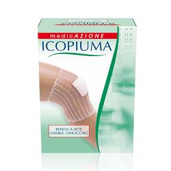 BENDA ICOPIUMA A COMPRESSIONE FISIOLOGICA PER GAMBA E GINOCCHIO CAL 5 1 PEZZO - Speedyfarma.it