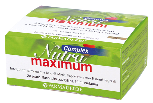 NUTRA MAXIMUM COMPLEX 20 FLACONCINI DA 10 ML - Speedyfarma.it