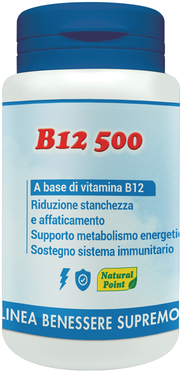 B12 500 CIANOCOBALAMINA 100 CAPSULE VEGETALI - Speedyfarma.it