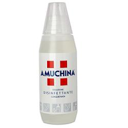 DISINFETTANTE IGIENIZZANTE A BASE DI IPOCLORITO DI SODIO ANTIMICROBICO AD AMPIO SPETTRO D'AZIONE AMUCHINA LIQUIDA 100% 500 ML - Speedyfarma.it