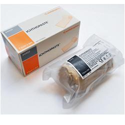 BENDA MEDICATA ICHTHOPASTE CON OSSIDO DI ZINCO ITTIOLO PER TRATTAMENTO ULCERE VENOSE ARTI INFERIORI 7,5X600 CM - Speedyfarma.it