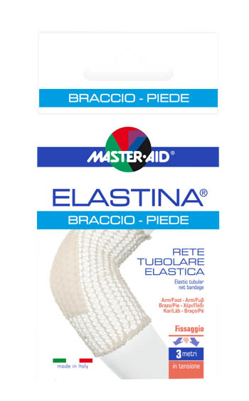 RETE TUBOLARE ELASTICA IPOALLERGENICA MASTER-AID ELASTINA BRACCIO/PIEDE 3 MT IN TENSIONE CALIBRO 4 CM - Speedyfarma.it