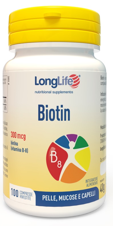 LONGLIFE BIOTIN 100 COMPRESSE - Speedyfarma.it