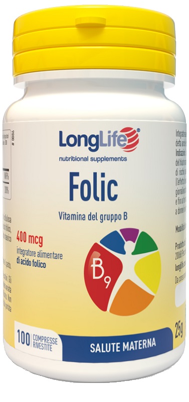 LONGLIFE FOLIC 400 MCG 100 COMPRESSE - Speedyfarma.it