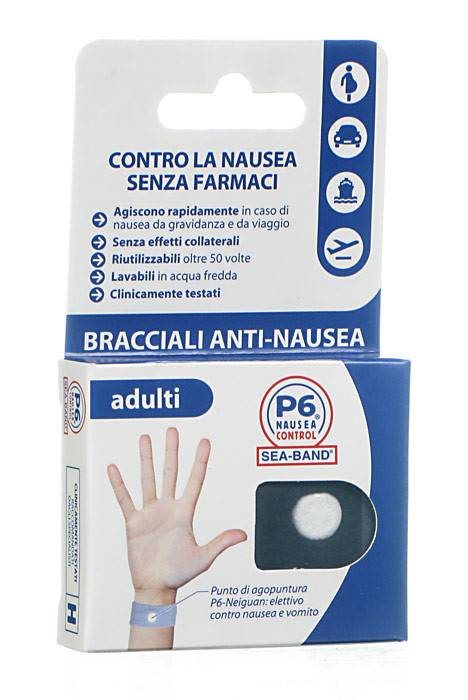 BRACCIALE ANTI NAUSEA PER ADULTI P6 NAUSEA CONTROL 2 PEZZI - Speedyfarma.it