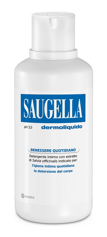 SAUGELLA DERMOLIQUIDO PH 3,5 DETERGENTE INTIMO BENESSERE QUOTIDIANO 500 ML - Speedyfarma.it