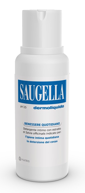 SAUGELLA DERMOLIQUIDO PH 3,5 DETERGENTE INTIMO BENESSERE QUOTIDIANO 250 ML - Speedyfarma.it