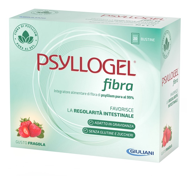 PSYLLOGEL FIBRA FRAGOLA 20 BUSTINE - Speedyfarma.it